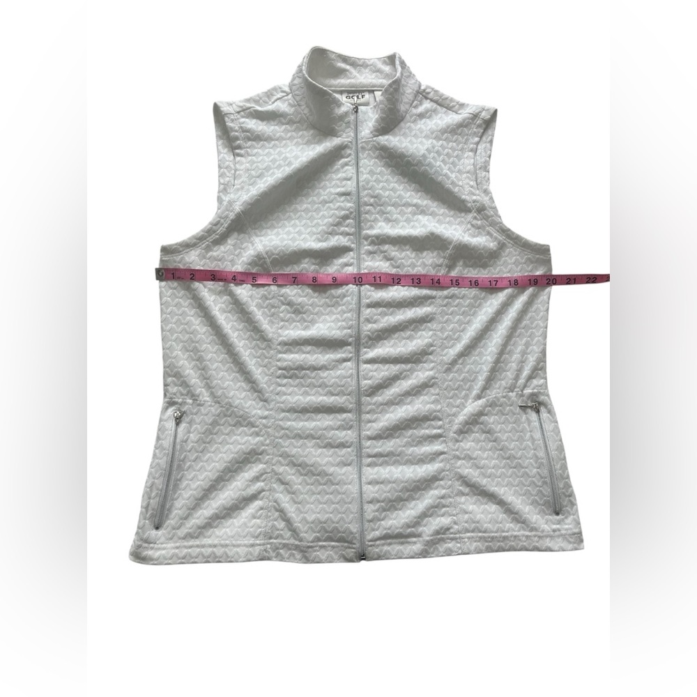 Zenergy by Chico’s White Golf Vest - Size 1 (US 8) - Picture 6 of 7